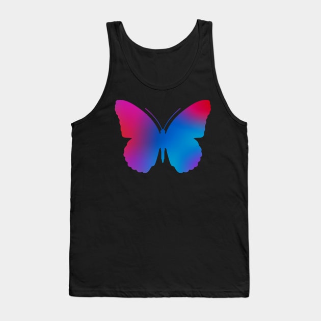 Tie Dye Butterfy Tank Top by DesignsbyZazz